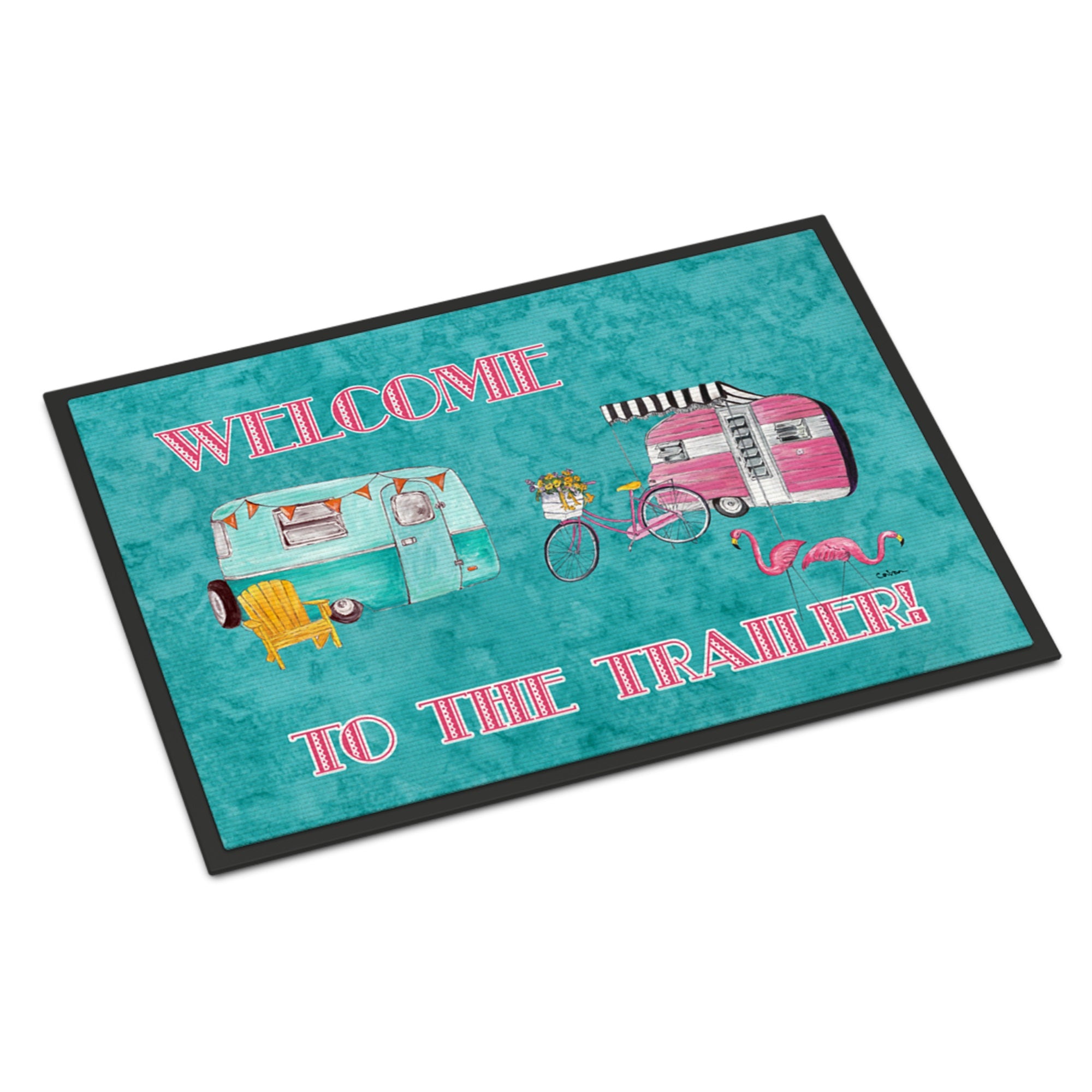 Welcome To The Trailer Indoor Or Outdoor Mat 24X36